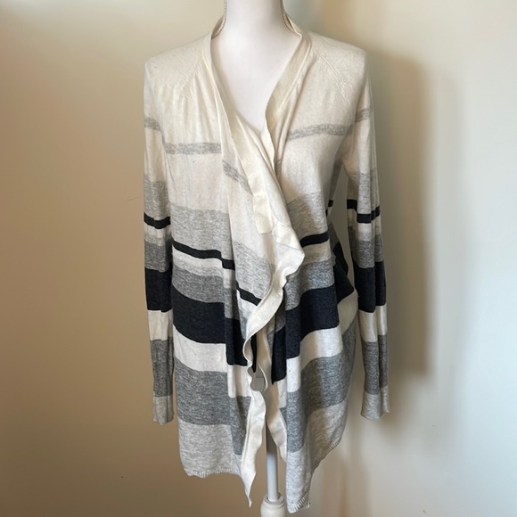 LOFT Sweaters - FINAL SALE Wool Blend Open Cardigan